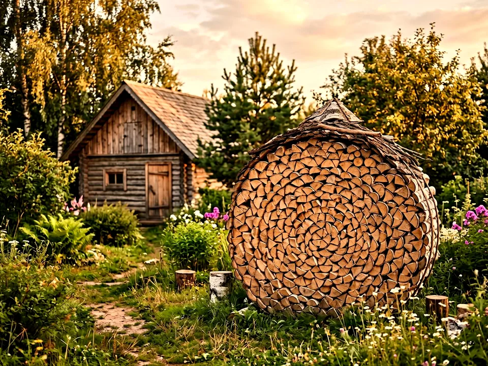 Дуб + укладка в дровник, Якутск, улица Печная, 32